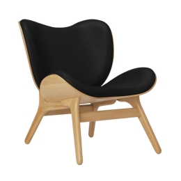 Πολυθρόνα A Conversation Piece Hope Leather 5501C5501-12 70x83x83cm Oak Black