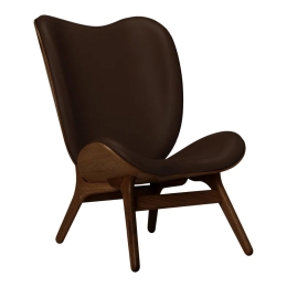 Πολυθρόνα A Conversation Piece Tall Hope Leather 5872C5577-11 73x93x106cm Dark Oak Brown