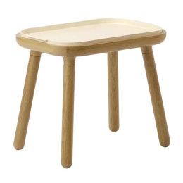 Τραπεζάκι Ψηλό Paff 5610C5610-2C5615 50x35x43cm Oak Pearl White Umage