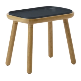 Τραπεζάκι Ψηλό Paff 5610C5610-2C5616 50x35x43cm Oak Anthracite Grey Umage