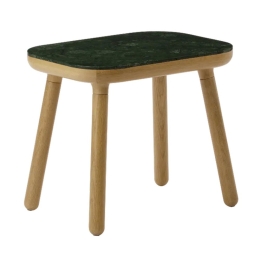 Τραπεζάκι Ψηλό Paff 5610C5610-2C5612 50x35x43cm Oak Green Marble Umage