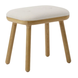 Σκαμπό Ψηλό Paff 5610C5610-2C732-02 50x35x46.5cm Oak White Sands Umage