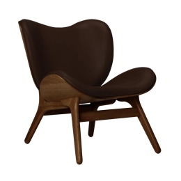 Πολυθρόνα A Conversation Piece Hope Leather 5700C5501-11 70x83x83cm Dark Oak Brown