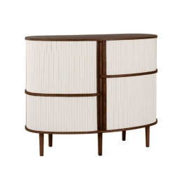 Μπουφές Audacious Highboard 5804C726-02 120x50x100cm Dark Oak White Sands