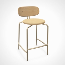 Σκαμπό Curious 5919-1C719-11 49x51x88.7cm Brass Summer Shine