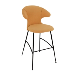 Σκαμπό Μπάρ Time Flies 590-06C5912-3 51x56x112cm Tangerine-Black Umage