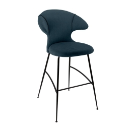 Σκαμπό Μπάρ Time Flies 590-15C5912-3 51x56x112cm Jet Air blue-Black Umage