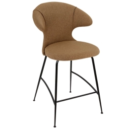 Σκαμπό Time Flies 590-01C5913-3 51x56x102cm Sugar Brown-Black Umage