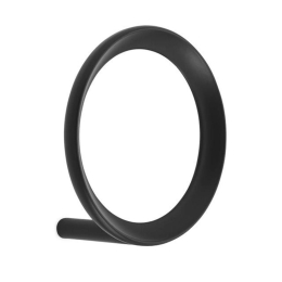 Κρεμάστρα Loop 605848 9,4cm Black Normann Copenhagen Ψευδάργυρος
