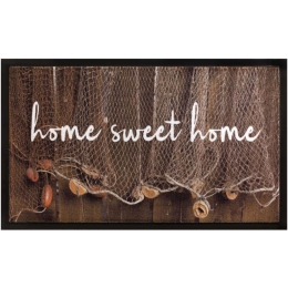 Πατάκι Εισόδου Image 061 Home Sweet Home 45X75cm Brown Sdim 45X75