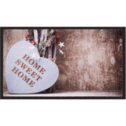 Πατάκι Εισόδου Image Home Sweet Home Brick 163 45x75cm Brown-White Sdim 45X75