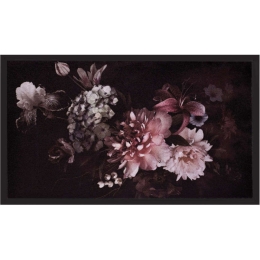 Πατάκι Εισόδου Image Bouquet 171 45x75cm Black-Pink Sdim 45X75