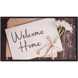 Πατάκι Εισόδου Image Greeting Card 173 45x75cm Beige-White Sdim 45X75