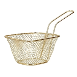 Καλάθι Σερβιρίσματος Tapas 160994 20x9cm Gold Ανοξείδωτο Ατσάλι