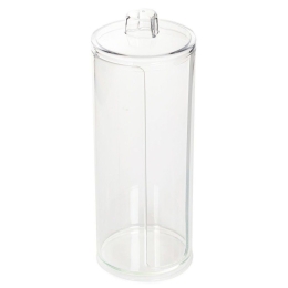 Δοχείο Για Βαμβάκι Falsa 160341 7x7x18cm Clear Πλαστικό