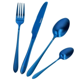 Μαχαιροπίρουνα Abele (Σετ 16Τμχ) 163845 Matte Blue 16 τμχ Ανοξείδωτο Ατσάλι