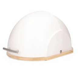 Ψωμιέρα Darvin 200088 37x26x22cm White Πλαστικό,Bamboo