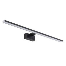 Φωτιστικό Μπάνιου Επιτοίχιο Cezanne L 10671 80x12,8x5cm 15W Led 3000K Black Nowodvorski