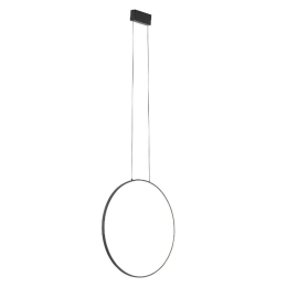 Φωτιστικό Οροφής Circolo M 10861 60x13x15cm Led 21W 4000K Black Nowodvorski