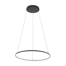Φωτιστικό Οροφής Circolo M 10862 60x140cm Led 21W 4000K Black Nowodvorski