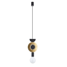 Φωτιστικό Οροφής Drops Wood F 11180 16x216,5cm 1xE27 25W Black-Gold Nowodvorski