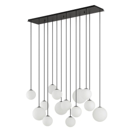 Φωτιστικό Οροφής - Ράγα Snowball XIV 11408 100x130cm 14xG9 12W LED Black-White Nowodvorski