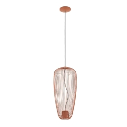 Φωτιστικό Οροφής Pumpkin S 11496 27x200cm 1xGU10 10W Terracotta Nowodvorski