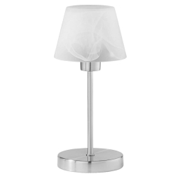Φωτιστικό Επιτραπέζιο Luis II 595700107 12x32cm 1xE14 40W Nickel-Grey Trio Lighting
