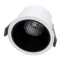 Φωτιστικό Οροφής - Σποτ Χωνευτό Pluto-M 60253 10W Led Φ8,4x5,9cm White-Black GloboStar
