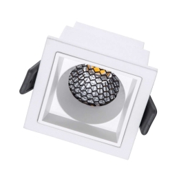 Φωτιστικό Οροφής - Σποτ Χωνευτό Pluto-S 60266 7W Led 6,4x6,4x4,9cm White GloboStar