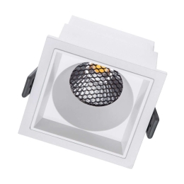 Φωτιστικό Οροφής - Σποτ Χωνευτό Pluto-M 60272 10W Led 8,4x8,4x5,9cm White GloboStar