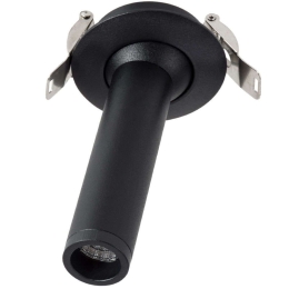 Φωτιστικό Οροφής - Σποτ Χωνευτό Dale 60371 Φ6,4x10cm Led 500lm 5W 2700K Black GloboStar