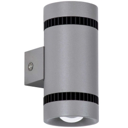 Φωτιστικό Τοίχου - Απλίκα Cannonal 60576 5x6,5x11cm Up&Down Led 1150lm 10W 2700K Anthracite-Black GloboStar