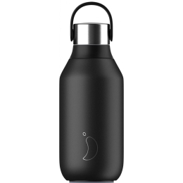 Μπουκάλι - Θερμός S2 350ml Abyss Black Chilly’s Ανοξείδωτο Ατσάλι