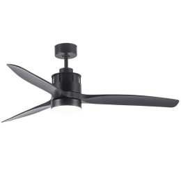 Ανεμιστήρας Οροφής Με Φως 01415 3000K, 4000K, 5000K 132x43cm Black Luma Διάμετρος 132cm