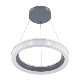 Φωτιστικό Οροφής Ariana 61039 Led 55W Φ48cm Anthracite GloboStar Πλαστικό