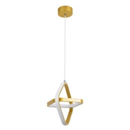Φωτιστικό Οροφής Rose 61066 Led 22W 24x22x24cm Gold GloboStar
