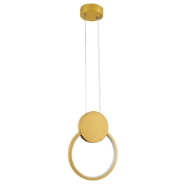 Φωτιστικό Οροφής Cyclos 61075 Led 9W 21x2,3x26,5cm Gold GloboStar