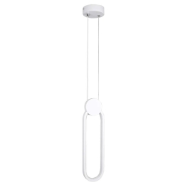 Φωτιστικό Οροφής Ildi 61089 Led 12W 10x2,3x38cm White GloboStar Αλουμίνιο