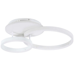 Φωτιστικό Οροφής-Πλαφονιέρα Venom 61121 Φ25/40cm Με Τηλεχειριστήριο Dim Led 8107lm 67W White GloboStar
