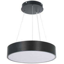Φωτιστικό Οροφής Με Τηλεχειριστήριο Burton 61200-P Φ40cm Dim Led 7370lm 67W Black Globostar