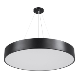 Φωτιστικό Οροφής Πλαφονιέρα Burton 61202-P Led 75W Φ60cm Black GloboStar