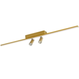 Φωτιστικό Οροφής - Σποτ Γραμμικό Baretti 61228 80x5,5x5cm Dim Led 2688lm 24W Gold GloboStar