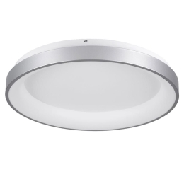 Φωτιστικό Οροφής Πλαφονιέρα Salem 61238 Led 105W Φ60cm Silver GloboStar