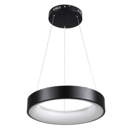 Φωτιστικό Οροφής Πλαφονιέρα Salem 61241 Led 75W Φ45cm Black GloboStar