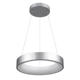 Φωτιστικό Οροφής Πλαφονιέρα Salem 61242 Led 75W Φ45cm Silver GloboStar