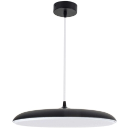 Φωτιστικό Οροφής Baron 61254 Φ40x10cm Led 2880lm 24W Black Globostar