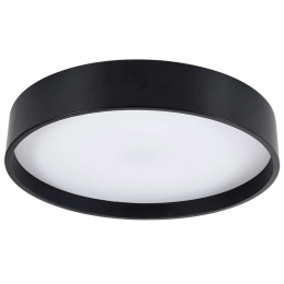 Φωτιστικό Οροφής-Πλαφονιέρα Narnia 61257 Φ45x8cm Με Τηλεχειριστήριο Dim Led 8625lm 75W Black GloboStar
