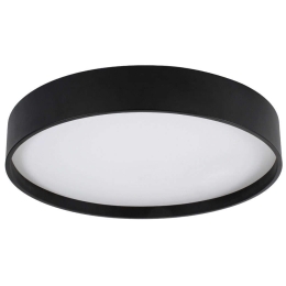 Φωτιστικό Οροφής-Πλαφονιέρα Narnia 61259 Φ60x10cm Με Τηλεχειριστήριο Dim Led 11500lm 100W Black GloboStar