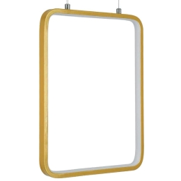 Φωτιστικό Οροφής Neroba 61305 29x2x36cm Led 1980lm 18W Gold GloboStar